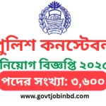 বাংলাদেশ পুলিশ কনস্টেবল নিয়োগ ২০২৫