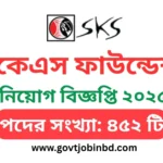 এসকেএস ফাউন্ডেশন নিয়োগ বিজ্ঞপ্তি ২০২৫