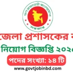 পাবনা জেলা প্রশাসকের কার্যালয় নিয়োগ বিজ্ঞপ্তি ২০২৫