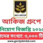 আকিজ গ্রুপে নিয়োগ ২০২৫