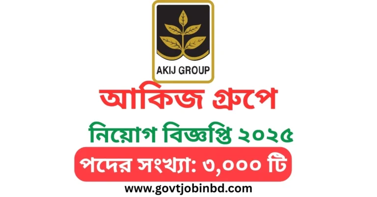 আকিজ গ্রুপে নিয়োগ ২০২৫