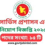 বাংলাদেশ সিভিল সার্ভিস প্রশাসন একাডেমি নিয়োগ বিজ্ঞপ্তি ২০২৫