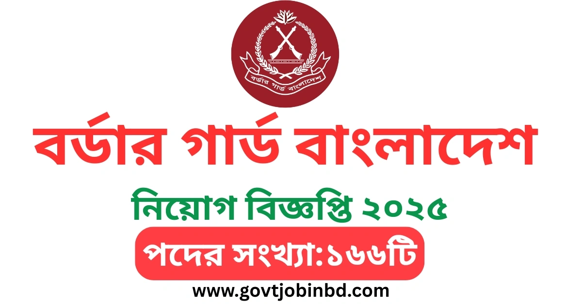 বিজিবি নিয়োগ ২০২৫ সার্কুলার