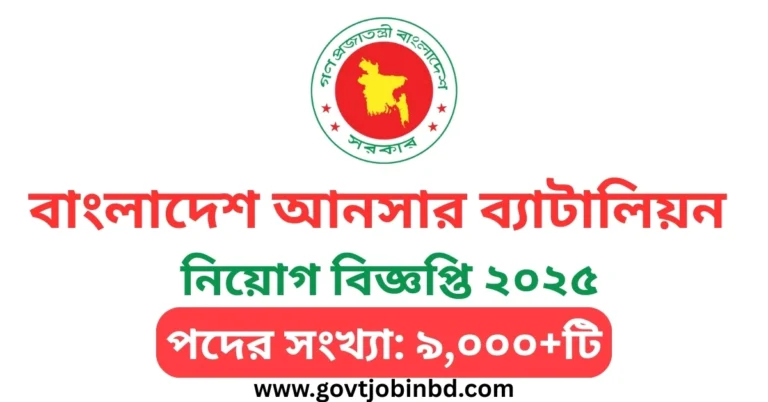 Bangladesh Ansar Job Circular