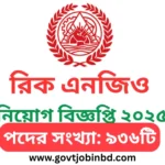 BRAC NGO Job Circular 2025