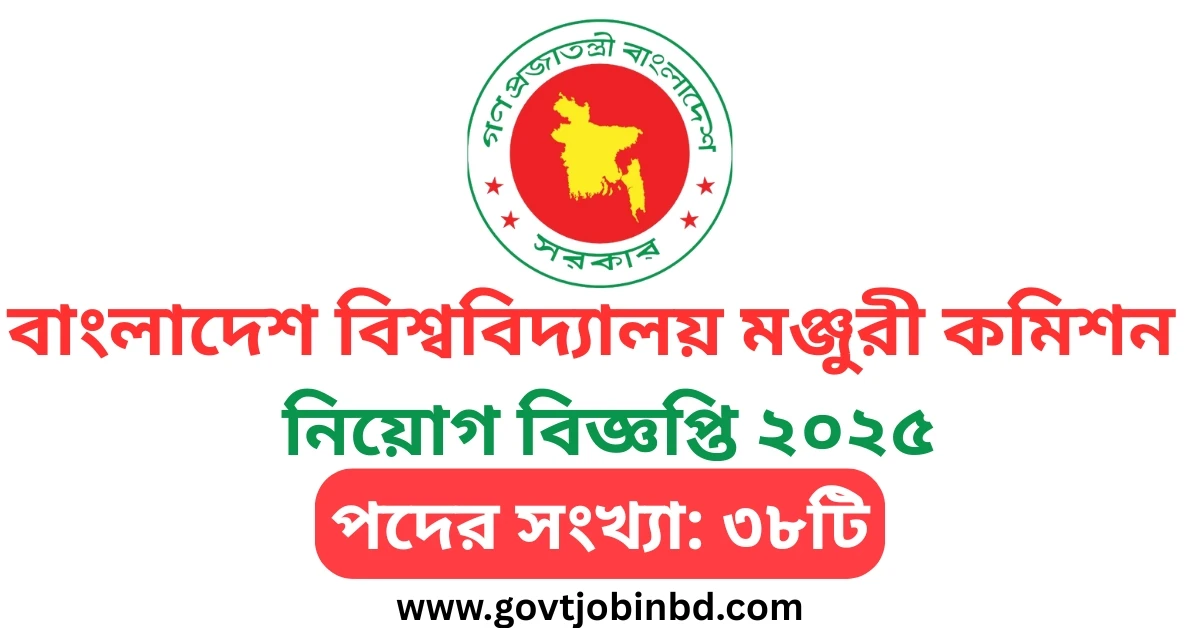 বাংলাদেশ বিশ্ববিদ্যালয় মঞ্জুরী কমিশন নিয়োগ