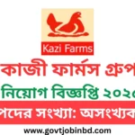 কাজী ফার্মস গ্রুপ নিয়োগ বিজ্ঞপ্তি