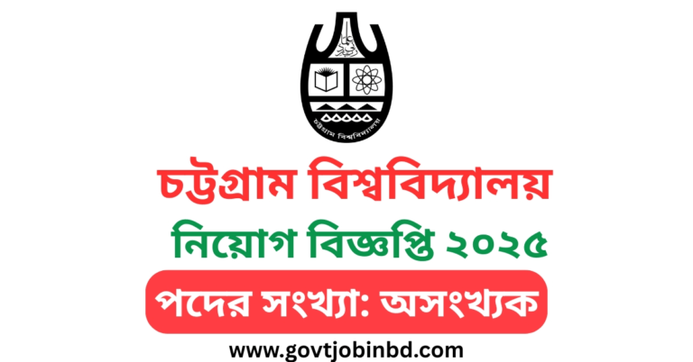 চট্টগ্রাম বিশ্ববিদ্যালয় নিয়োগ বিজ্ঞপ্তি