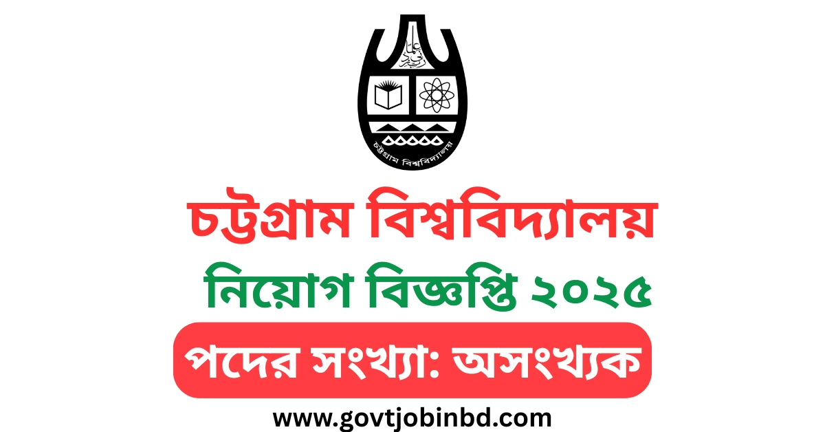 চট্টগ্রাম বিশ্ববিদ্যালয় নিয়োগ বিজ্ঞপ্তি