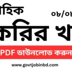 চাকরির খবর সাপ্তাহিক পত্রিকা