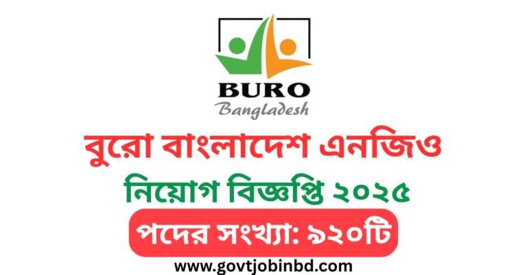 BURO Bangladesh Job Circular