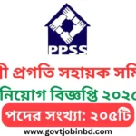PPSS NGO Job Circular