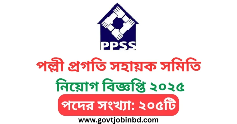 PPSS NGO Job Circular