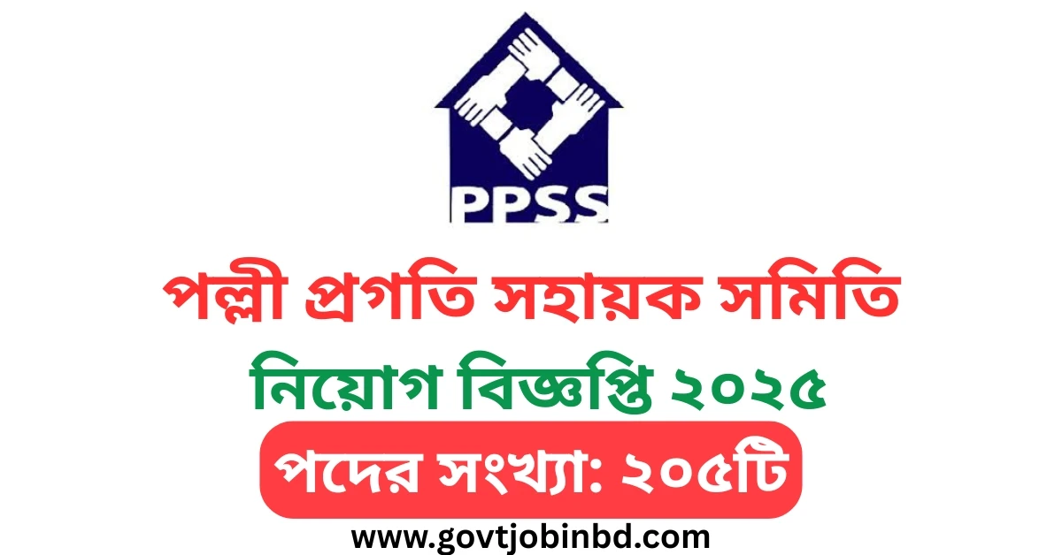 PPSS NGO Job Circular