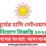 Surjer Hashi Job Circular