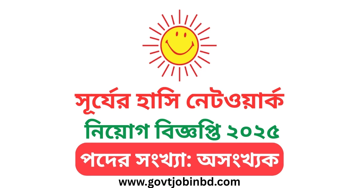 Surjer Hashi Job Circular