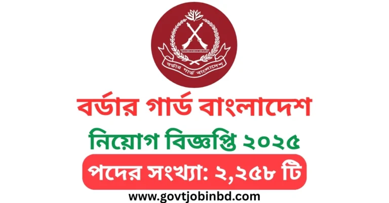 BGB Job Circular 2025