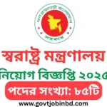 Ministry of Home Affairs Job Circular